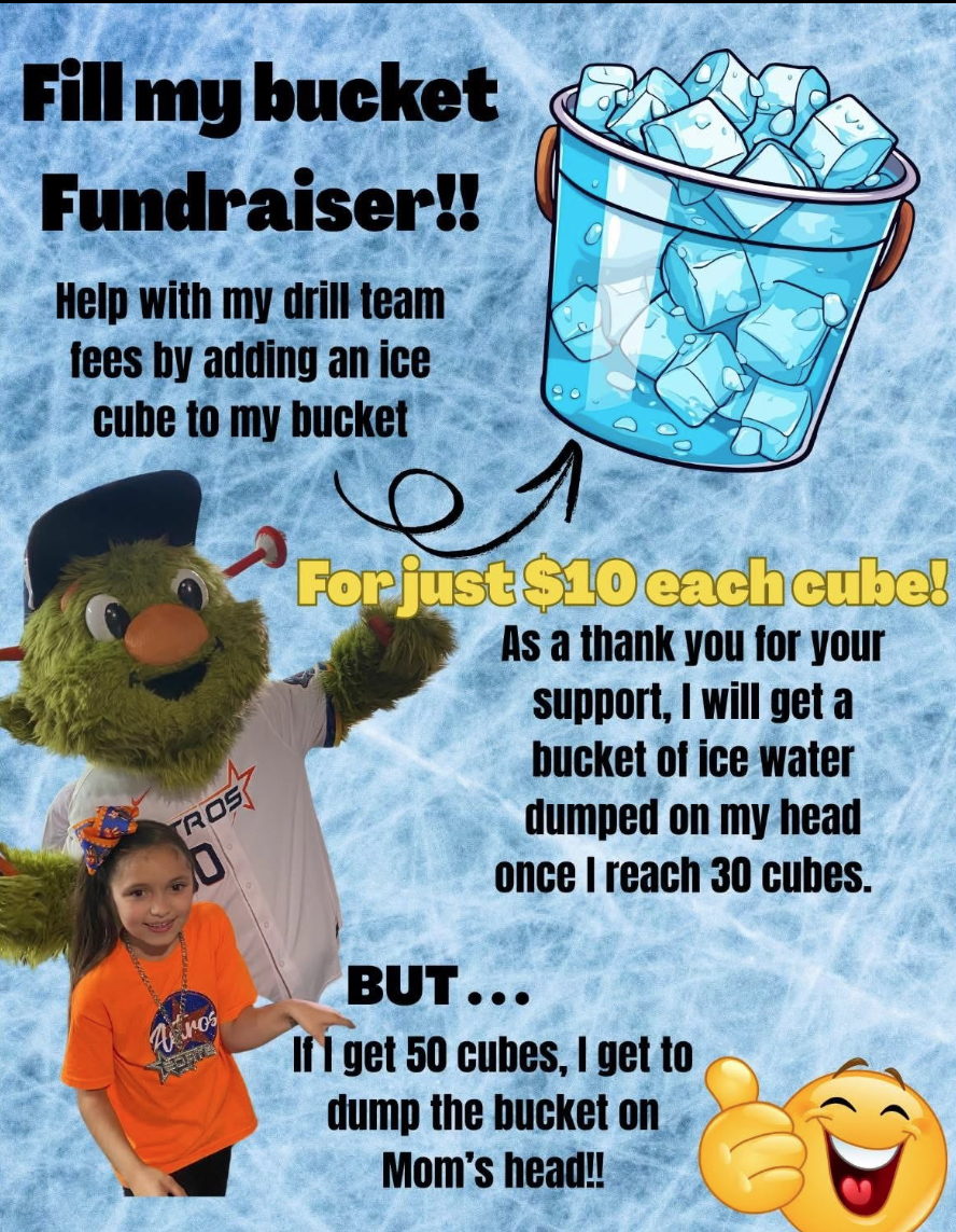 Fill my bucket Fundraiser poster